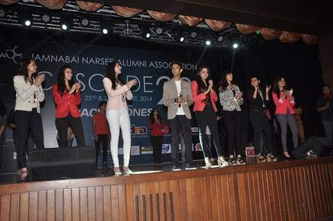 Students performing at Jamnabai Narsee School's Cascade Festival