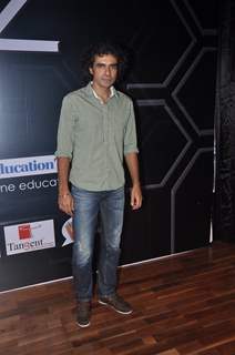 Imtiaz Ali poses for the media at Jamnabai Narsee School's Cascade Festival