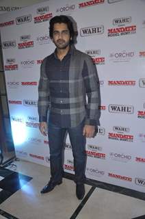 Arjan Bajwa poses for the media at Mandate Model Hunt 2014