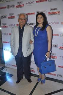 Ramesh Sippy with wife Kiran Juneja at Mandate Model Hunt 2014