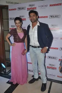 Payal Rohatgi and Sangram Singh at Mandate Model Hunt 2014