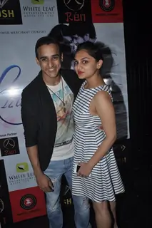 Rohit Reddy with a friend at the Album Launch of Khushnuma