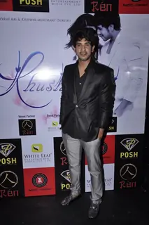 Suyyash Rai poses for the media at the Album Launch of Khushnuma