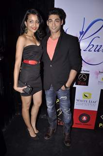 Ruslaan Mumtaz with a friend at the Album Launch of Khushnuma