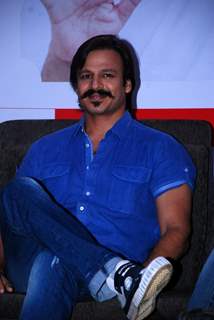 Vivek Oberoi was snapped at the Mega Blood Donation Drive