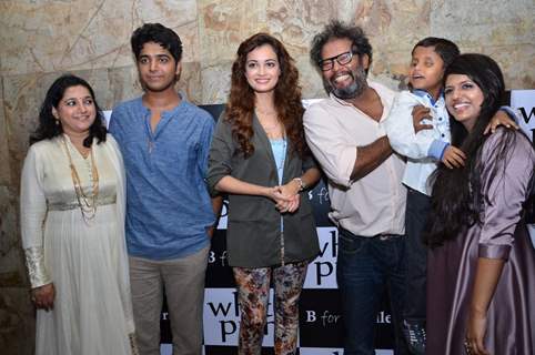 Dia Mirza snapped with guests at the Short Film Launch