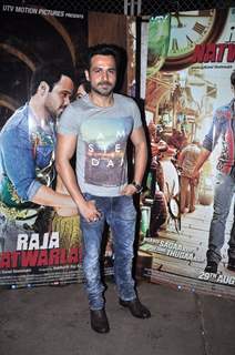 Emraan Hashmi was at the Special Screening of Raja Natwarlal