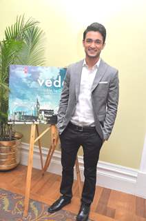 Ashish Bisht poses for the camera at the Mahurat of the Movie 'Veda'