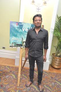 Onir poses for the camera at the Mahurat of the Movie 'Veda'