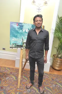Onir poses for the camera at the Mahurat of the Movie 'Veda'