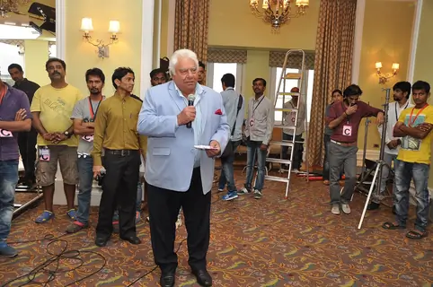 Farokh Engineer at the Mahurat of the Movie 'Veda'