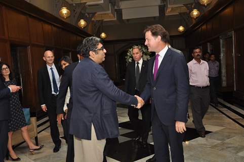 Sheetal Talwar with the Deputy Prime Minister of U.K Nick Clegg