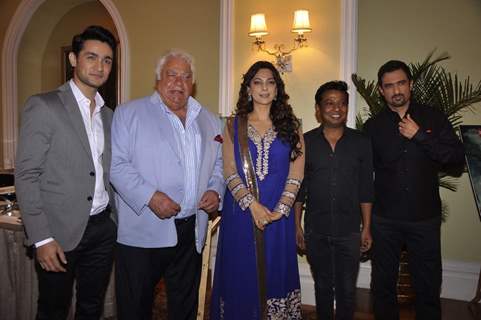 The Cast and Crew at the Mahurat of the Movie 'Veda'