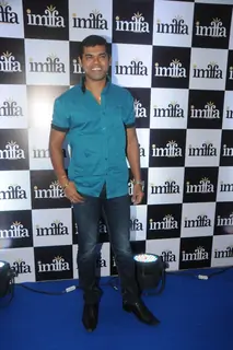 Siddharth Jadhav poses for the media  at IMFAA