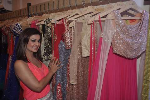 Salima Lalani at the Launch of Winter Festive Collection at Nazakat Store