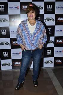 Dolly Bindra poses for the media at the Screening of Ninja Turtle