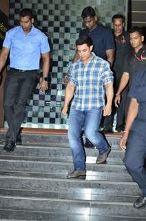 Aamir Khan was snapped at the Launch of Satyamev Jayate Season 3