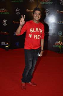 Aadesh Shrivastava at the Pro Kabbadi League Semi FInals