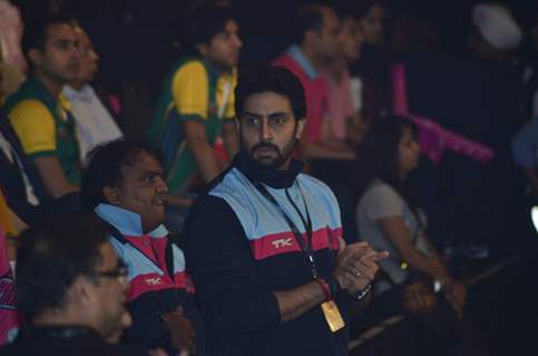 Abhishek Bachchan at the Pro Kabbadi League Semi Finals