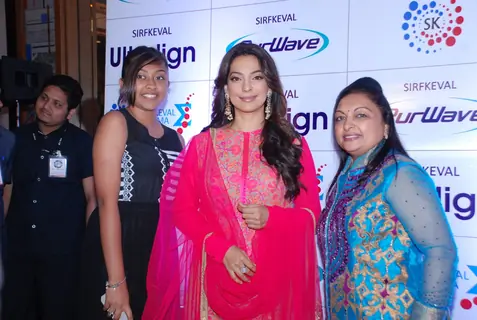 Juhi Chawla was at the Pure Wave Launch