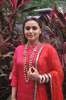 Rani Mukherjee poses beautifully for the camera on Ganesh Chaturthi