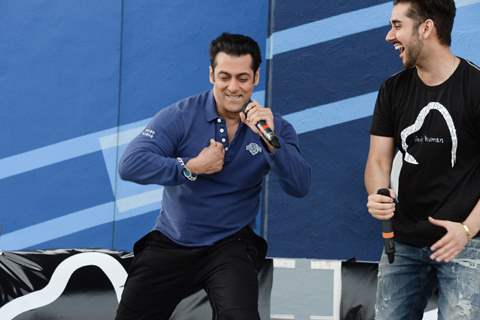Salman Khan performs at the Music Launch of Dr. Cabbie in Canada