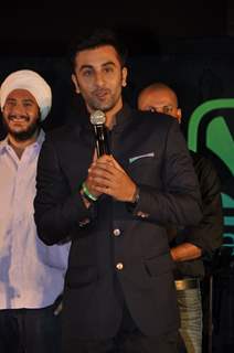 Ranbir Kapoor at the Success Bash of Saavn Mobile App