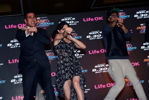 Akshay Kumar performs at the Launch of Dare 2 Dance