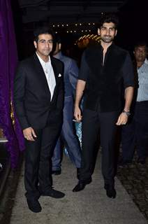 Dishank Arora and Akshay Dogra at Nikitan Dheer and Kratika Sengar's Wedding Reception