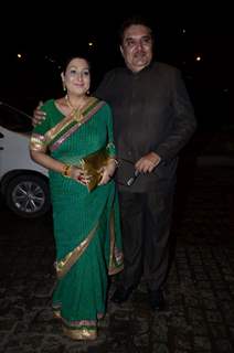 Raza Murad and his wife were at Nikitan Dheer and Kratika Sengar's Wedding Reception