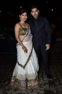 Debina Bonnerjee and Gurmeet Choudhary were seen at Nikitan Dheer and Kratika Sengar's Wedding Recep