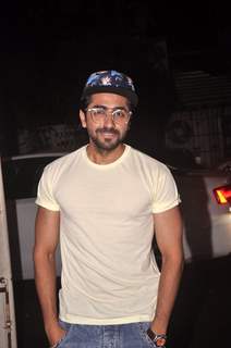 Ayushmann Khurrana poses for the media at the Screening of Finding Fanny