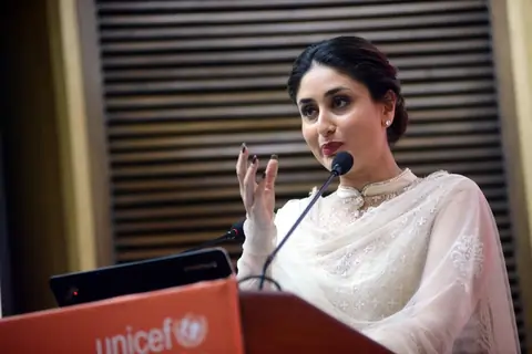 Kareena Kapoor addresses the Launch of Child-friendly Schools and Systems by UNICEF