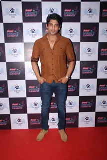 Siddharth Shukla poses for the media at the Launch of Heavens Dog Resturant