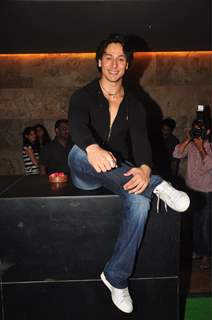 Tiger Shroff poses for the media at the Launch of his New Video