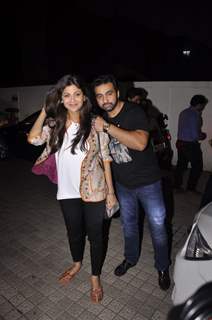 Shilpa Shetty and Raj Kundra at the Screening of Finding Fanny