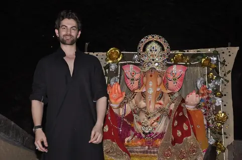 Neil Nitin Mukesh's Ganpati Visarjan