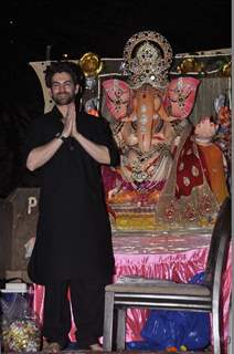 Neil Nitin Mukesh at his Ganpati Visarjan