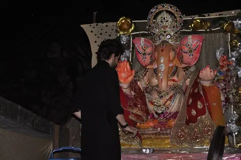 Neil Nitin Mukesh's Ganpati Visarjan