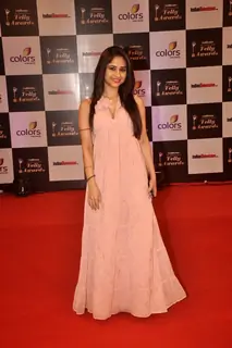 Hunar Hali was seen at the Indian Telly Awards
