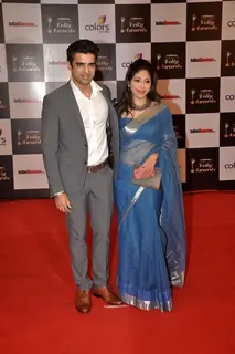 Mohit Malik and Addite Shirwakar were at the Indian Telly Awards