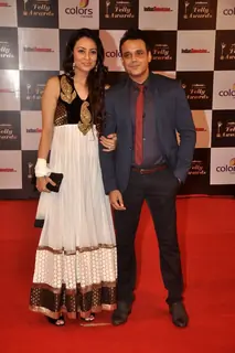 Yash Tonk and Gauri Tonk at the Indian Telly Awards