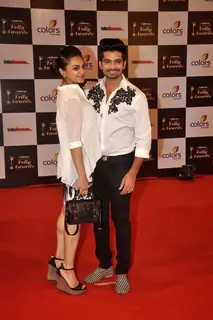 Vishal Singh was seen at the Indian Telly Awards
