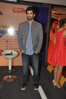 Aditya Roy Kapur was at Promotions of Daawat-e-Ishq