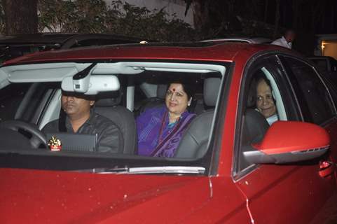 Shilpa Shetty's parents at her Bash