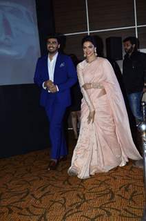 Arjun Kapoor and Deepika Padukone arrive at the Finding Fanny Goa Tourism Event