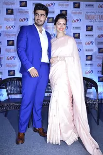 Arjun Kapoor and Deepika Padukone at the Finding Fanny Goa Tourism Event