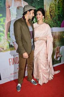 Ranveer Singh and Deepika Padukone were seen at the Special Screening of Finding Fanny