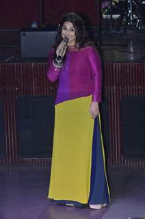 Vidya Balan addresses the Charity Music Concert