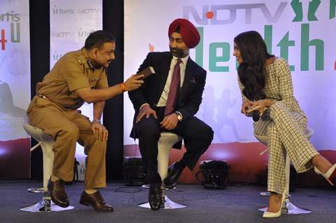 Deepika Padukone was at the Launch of NDTV and Fortis Health Care for You Campaign